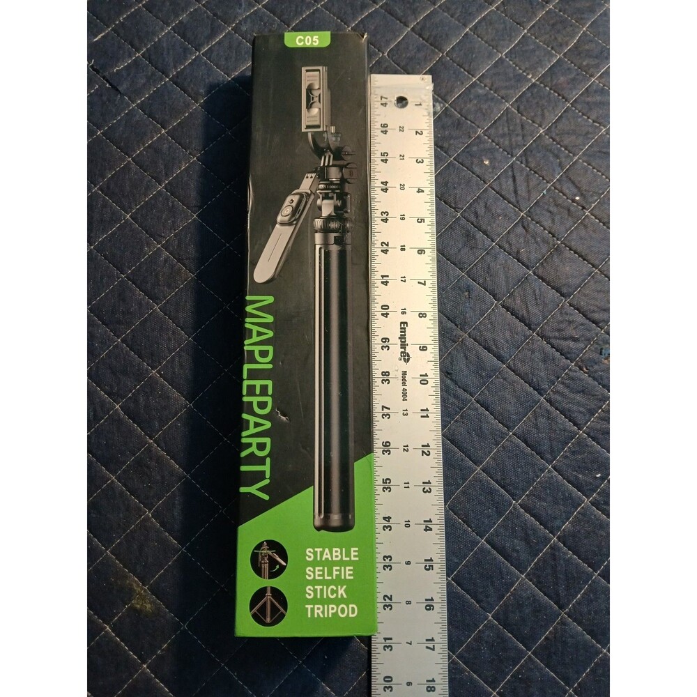 LONG C05 Aluminum Selfie Stick Tripod Ball Head Remote, Adjustable Legs 55in